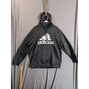 Adidas‎ Men's Black Hoodie Pullover Size 2XL